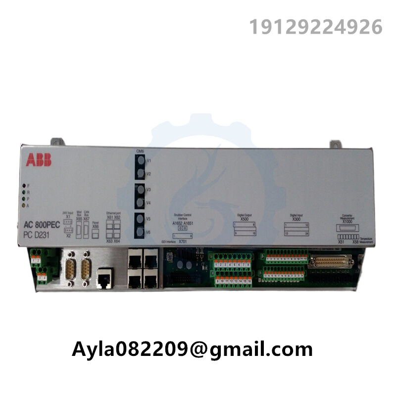 ABB 3BHE025541R0101 PCD231B101  Excitation control module