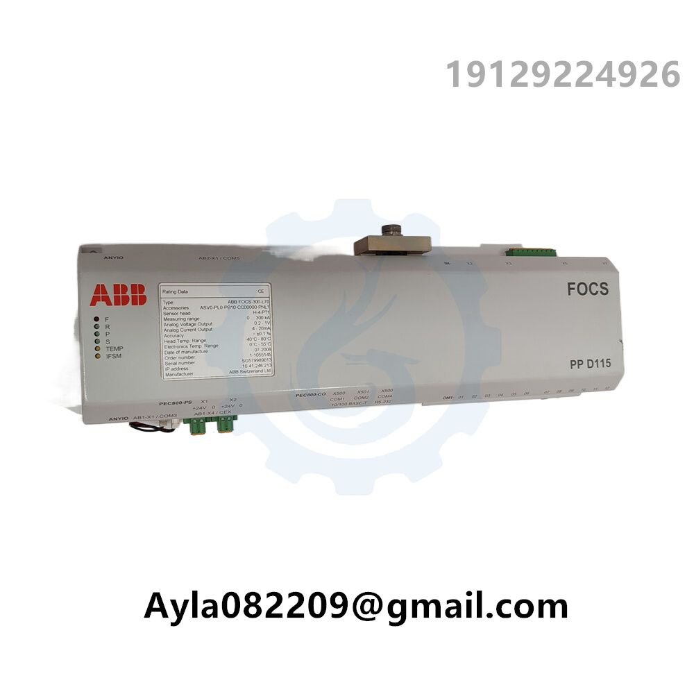 ABB 3BHE017628R0002 PPD115A02 SG579989013  Industrial excitation controller module