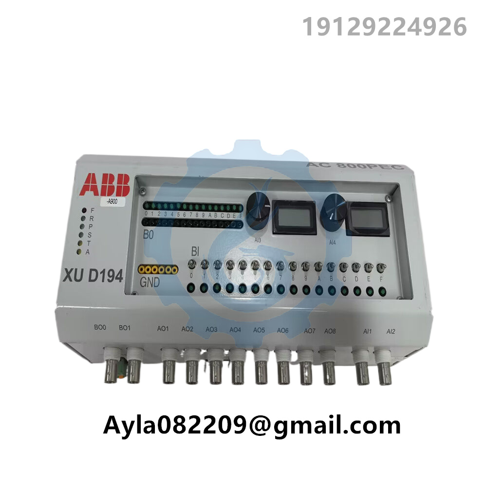 ABB XUD194 3BHE018137R0001 AC800PEC industrial control module