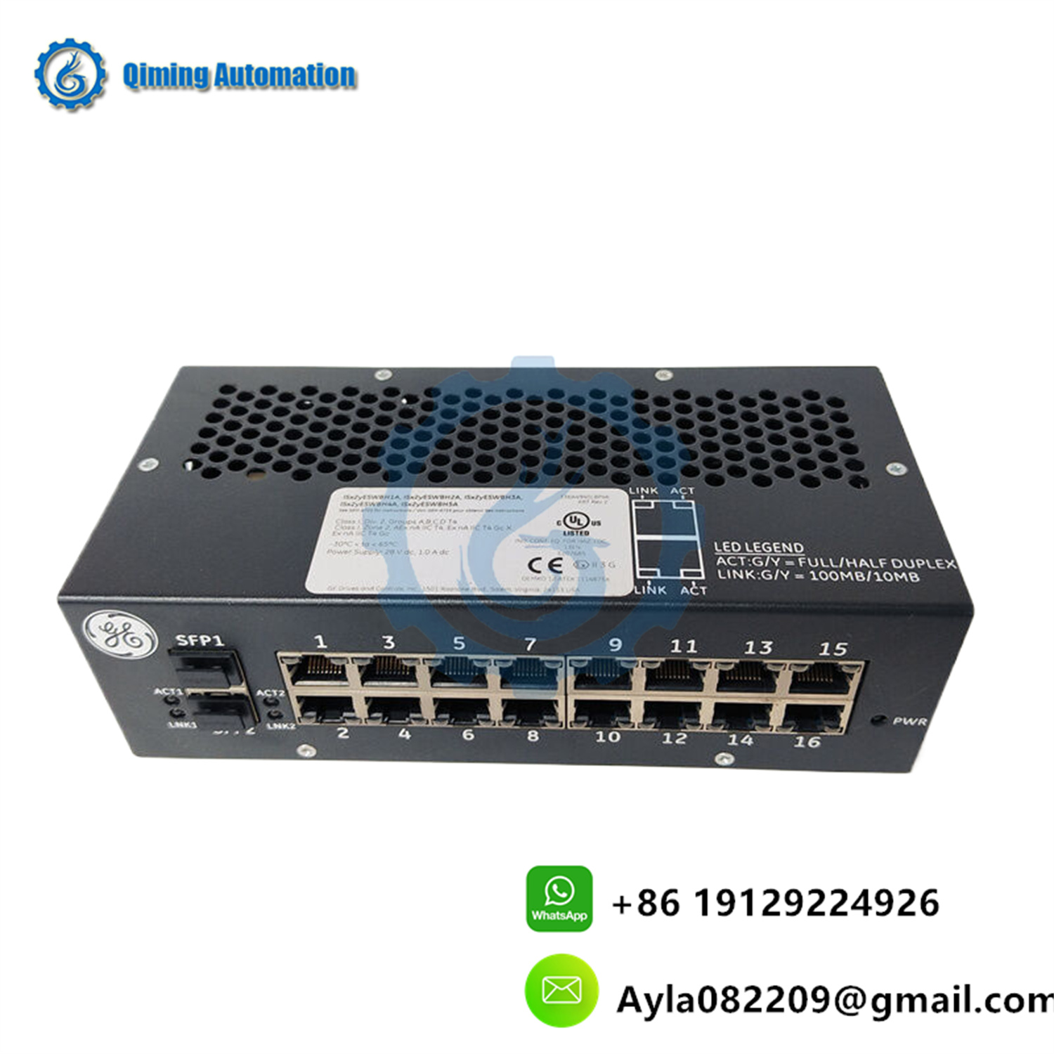 GE IS420ESWBH3A  Ethernet IONet switch