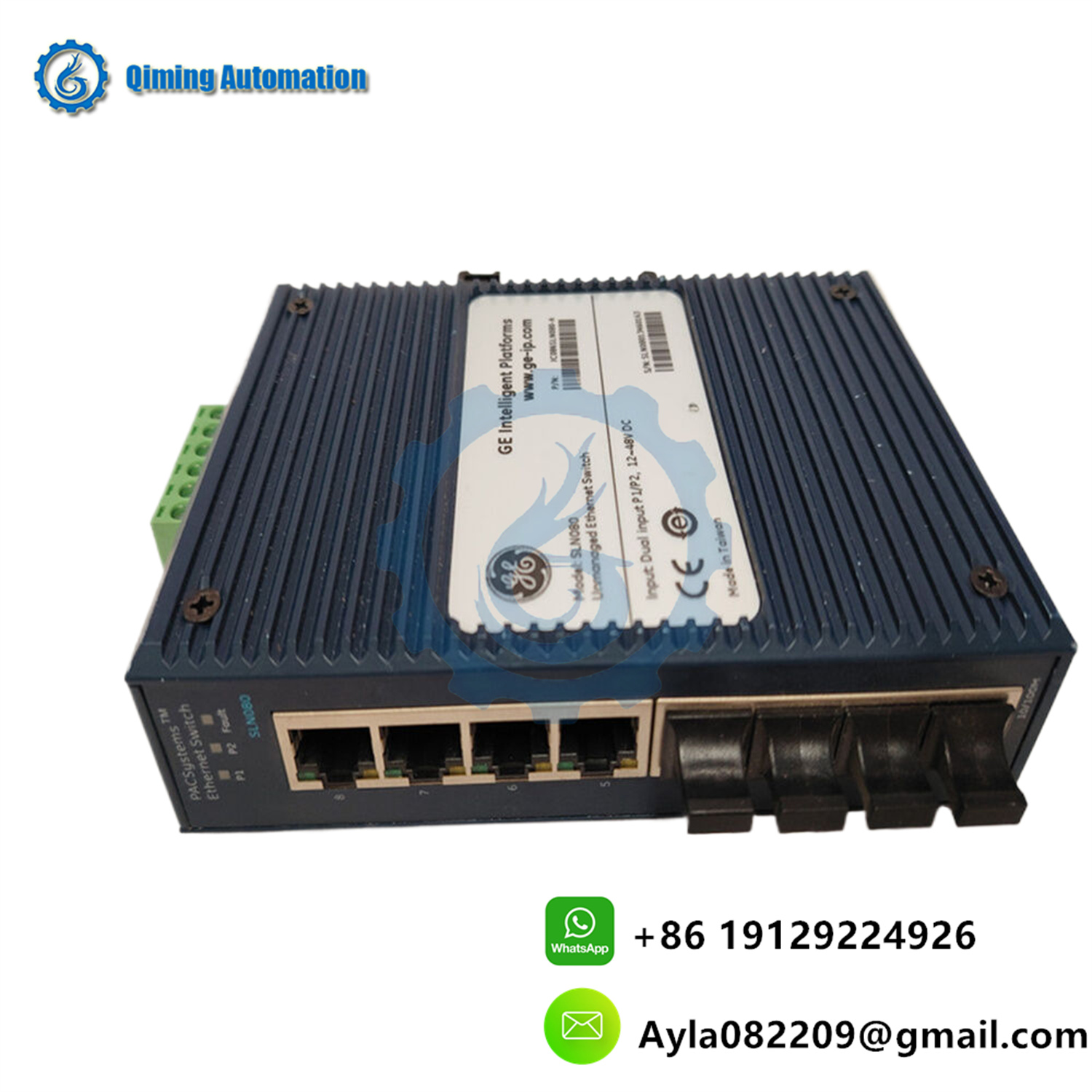 GE SLN080 IC086SLN080-A Industrial grade 8-port miniature unmanaged switch