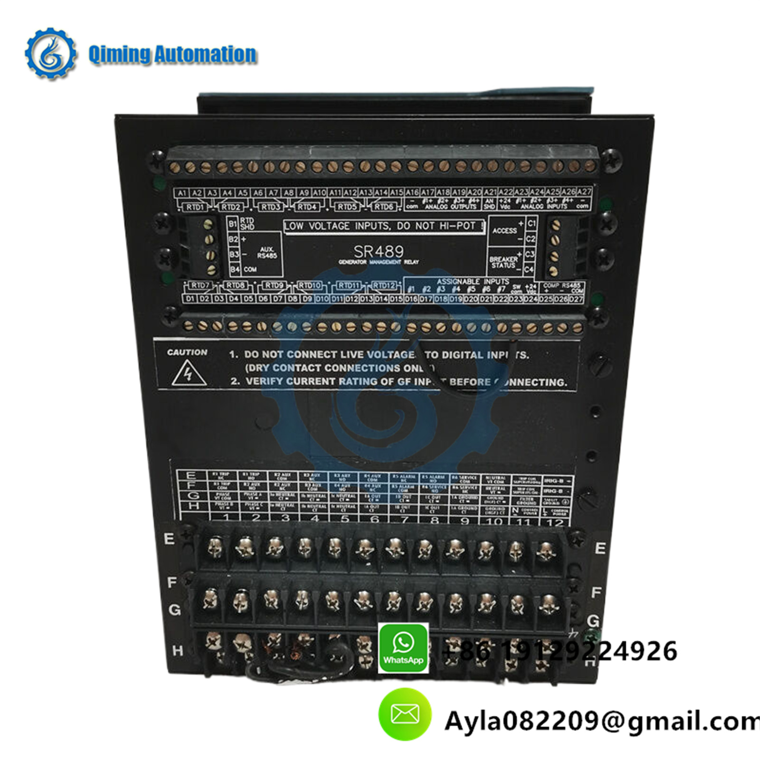 GE SR489-P1-HI-A20-E Generator management relay system